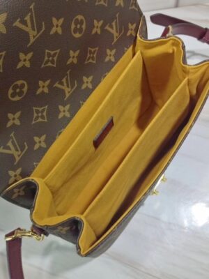 Louis Vuitton Replica Braided Handle Monogram Canvas Pochette Metis Bag M44668 Yellow 2019