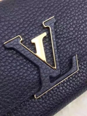 Louis Vuitton Replica CAPUCINE WALLET M62132 BLACK 2017