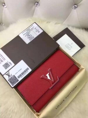 Louis Vuitton Replica CAPUCINE WALLET M62132 RED 2017