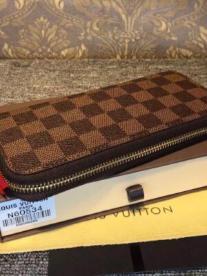 Louis Vuitton Replica CLEMENCE WALLET Damier Ebene Canvas N60534