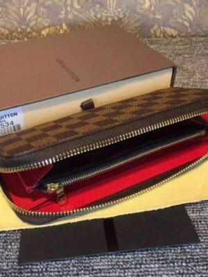 Louis Vuitton Replica CLEMENCE WALLET Damier Ebene Canvas N60534