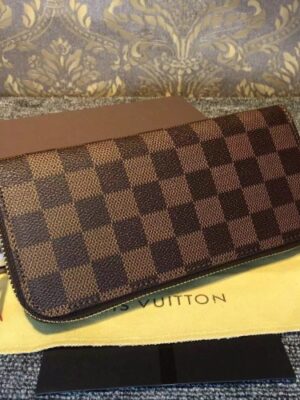 Louis Vuitton Replica CLEMENCE WALLET Damier Ebene Canvas N60534