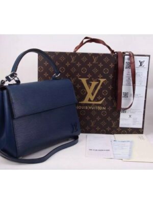 Louis Vuitton Replica CLUNY BB EPI LEATHER HANDBAG Blue M41312