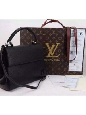 Louis Vuitton Replica CLUNY MM EPI LEATHER HANDBAG Noir  M41302