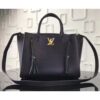 Louis Vuitton Replica Calfskin Leather Lockmeto Epsom M54569 Noir 2017