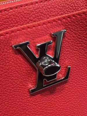 Louis Vuitton Replica Calfskin Leather Lockmeto Epsom M54570 Rubis 2017