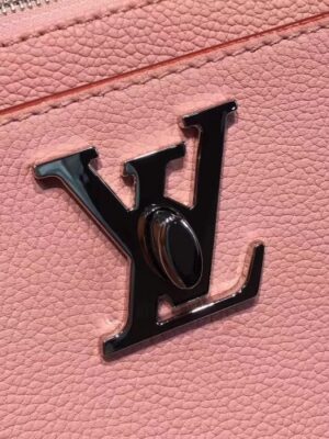 Louis Vuitton Replica Calfskin Leather Lockmeto Epsom M54572  Rose Poudre 2017