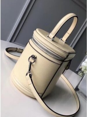 Louis Vuitton Replica Cannes Beauty Bucket Case M52560 Light Yellow Epi Leather 2018