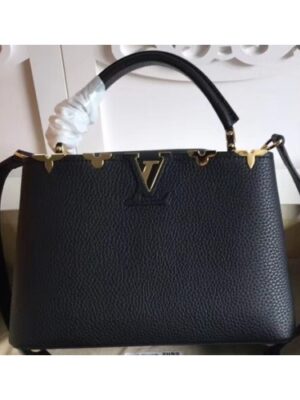 Louis Vuitton Replica Capucines BB Bag Blooms Crown M54665 Black