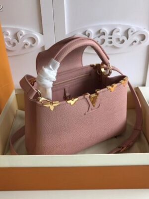 Louis Vuitton Replica Capucines BB Bag Blooms Crown M54665 Magnolia