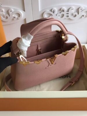 Louis Vuitton Replica Capucines BB Bag Blooms Crown M54665 Magnolia