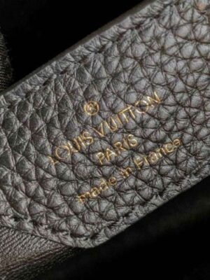 Louis Vuitton Replica Capucines BB Bag Central Stripe Python N94220 Black