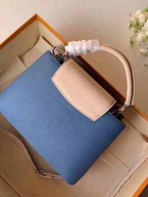 Louis Vuitton Replica Capucines BB Bag Colorblock M52986 Bleu Naval