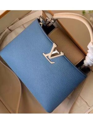 Louis Vuitton Replica Capucines BB Bag Colorblock M52986 Bleu Naval