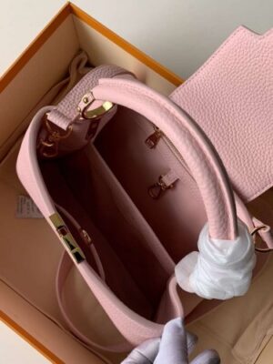 Louis Vuitton Replica Capucines BB Bag M52451 Magnolia/Gold