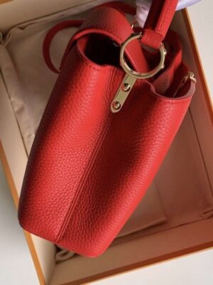 Louis Vuitton Replica Capucines BB Bag M52689 Red/Gold