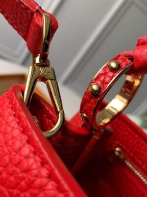 Louis Vuitton Replica Capucines BB Bag M52689 Red/Gold