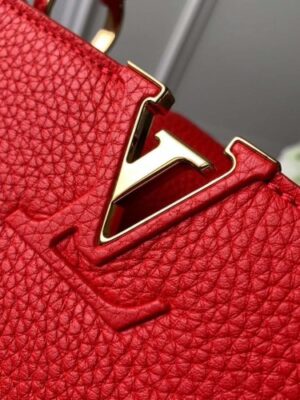 Louis Vuitton Replica Capucines BB Bag M52689 Red/Gold