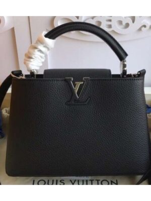 Louis Vuitton Replica Capucines BB Bag M94586 Black/SiLV Replicaer