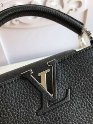 Louis Vuitton Replica Capucines BB Bag M94586 Black/SiLV Replicaer