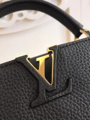 Louis Vuitton Replica Capucines BB Bag M94755 Black/Gold