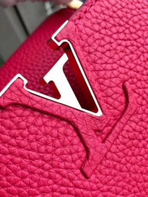 Louis Vuitton Replica Capucines BB Bag Python Handle N90088 Framboise