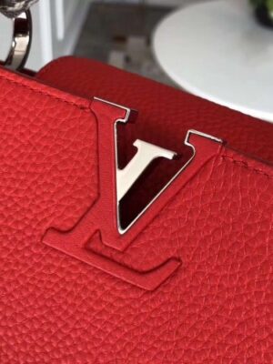 Louis Vuitton Replica Capucines BB Bag Python Handle N92039 Rubis