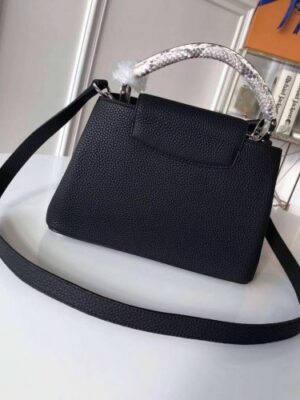 Louis Vuitton Replica Capucines BB Bag Python Handle N92040 Noir