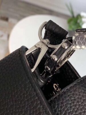 Louis Vuitton Replica Capucines BB Bag Python Handle N92040 Noir