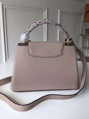 Louis Vuitton Replica Capucines BB Bag Python Handle N92041 Galet