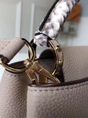 Louis Vuitton Replica Capucines BB Bag Python Handle N92041 Galet