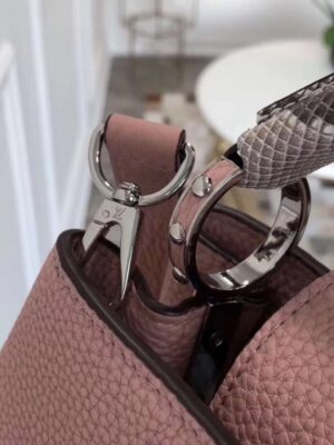 Louis Vuitton Replica Capucines BB Bag Python Handle N92042 Magnolia