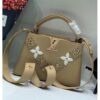 Louis Vuitton Replica Capucines BB Flower Smile Top Handle Bag M94519 Beige 2018