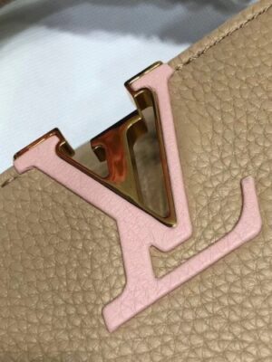 Louis Vuitton Replica Capucines BB Flower Smile Top Handle Bag M94519 Beige 2018