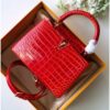 Louis Vuitton Replica Capucines BB Top Handle in Crocodilien Leather N93992 Red 2018