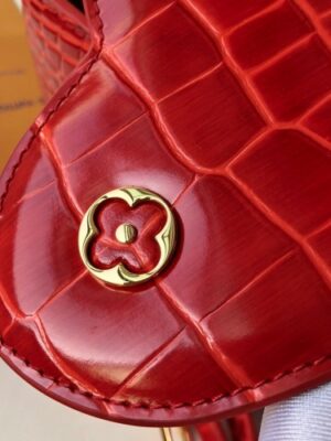 Louis Vuitton Replica Capucines BB Top Handle in Crocodilien Leather N93992 Red 2018