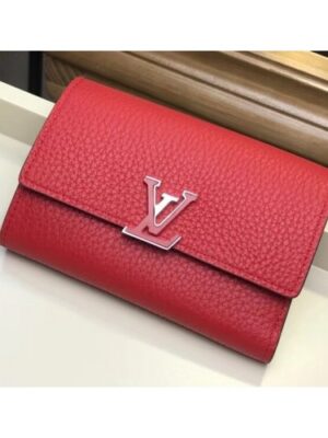 Louis Vuitton Replica Capucines Compact Wallet M62158 Rubis