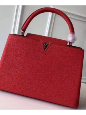 Louis Vuitton Replica Capucines MM Bag M94740 Red/SiLV Replicaer