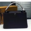 Louis Vuitton Replica Capucines MM Bag Python Handle N91659 Noir