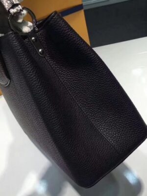 Louis Vuitton Replica Capucines MM Bag Python Handle N91659 Noir