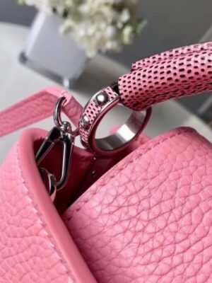 Louis Vuitton Replica Capucines Mini Bag Lizard Handle N94049 Colchique