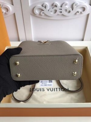 Louis Vuitton Replica Capucines Mini Bag Python Handle Galet