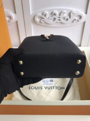 Louis Vuitton Replica Capucines Mini Bag Python Handle Noir