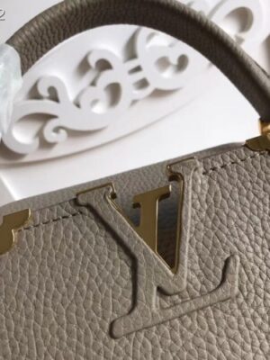 Louis Vuitton Replica Capucines PM Bag Blooms Crown Galet