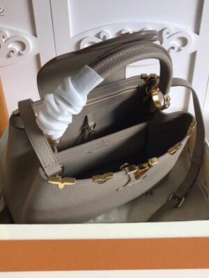 Louis Vuitton Replica Capucines PM Bag Blooms Crown Galet