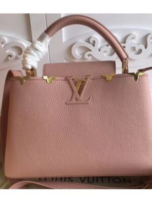 Louis Vuitton Replica Capucines PM Bag Blooms Crown M54664 Magnolia