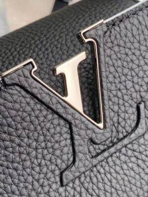 Louis Vuitton Replica Capucines PM Bag Braided Threads Handle M52389 Black