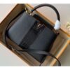 Louis Vuitton Replica Capucines PM Bag Central Stripe Crocodile Black