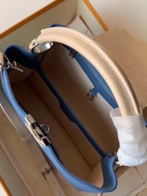 Louis Vuitton Replica Capucines PM Bag Colorblock Bleu Naval