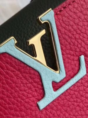 Louis Vuitton Replica Capucines PM Bag Colorblock M51779 Lie de Vin